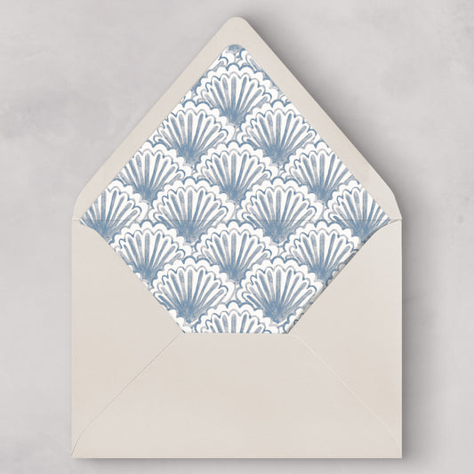 Scallop Pattern Envelope Liners