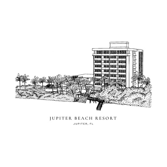 Jupiter Beach Resort Venue Illustration