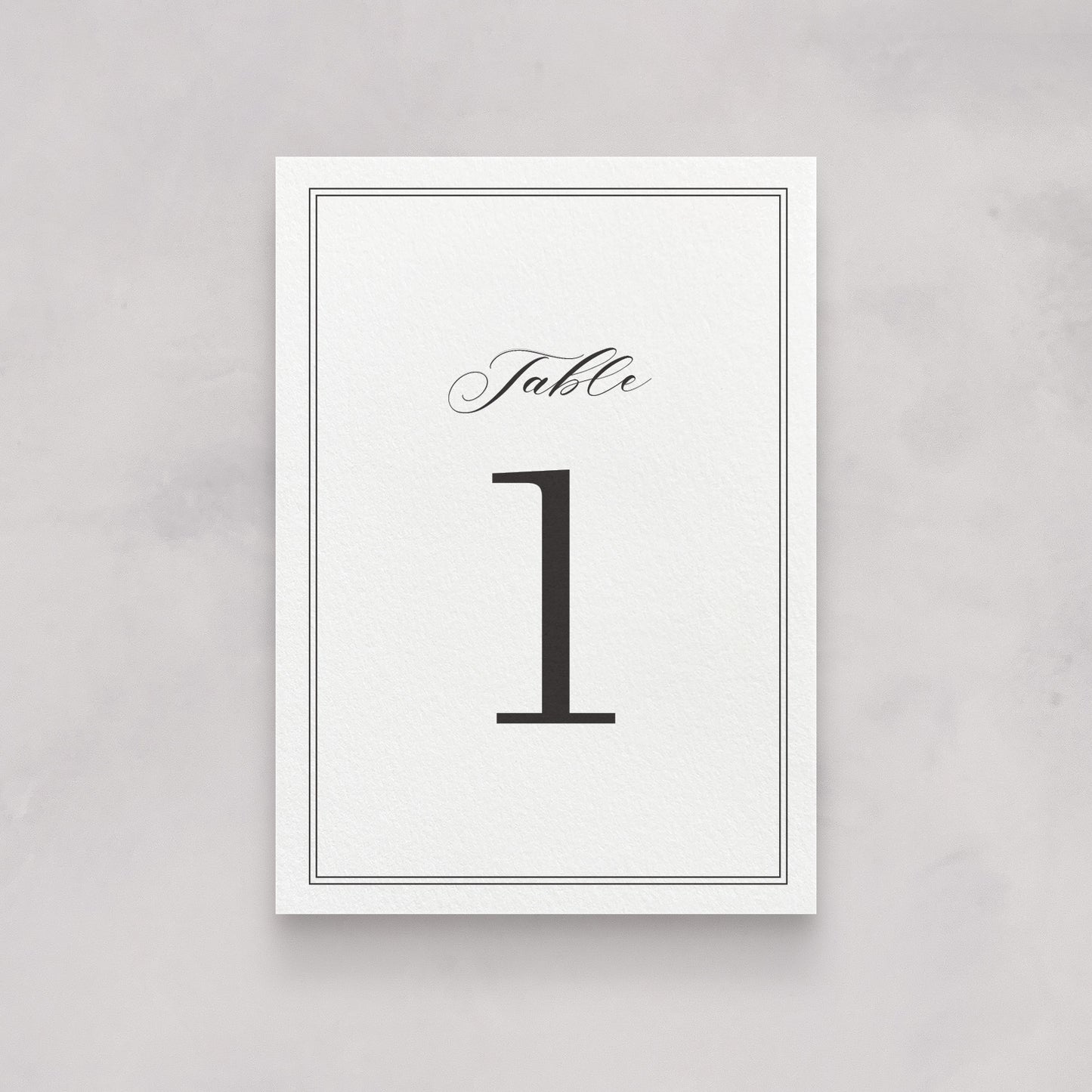 Normandy Wedding Table Numbers