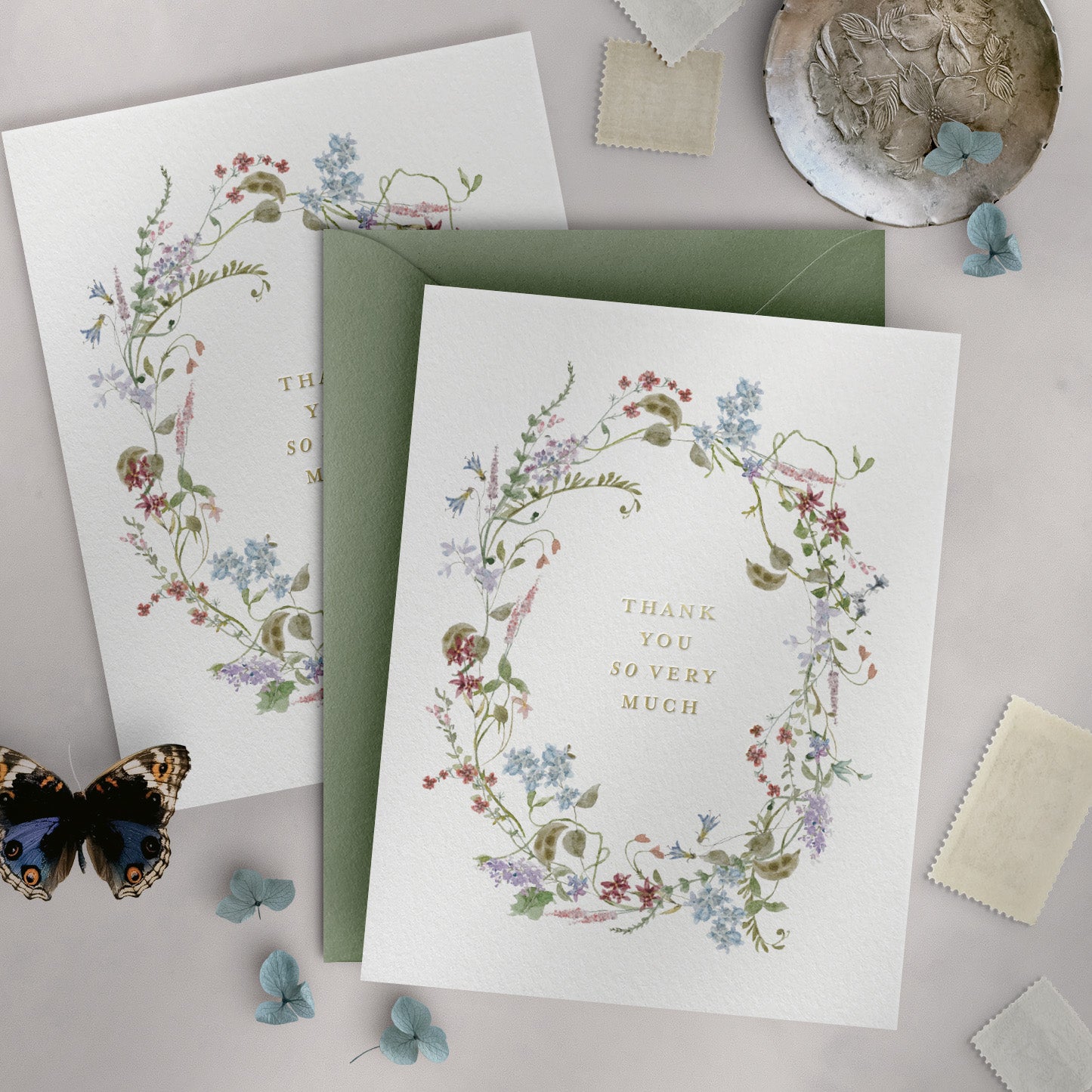 Wild Flora Thank You Cards
