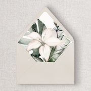 Isla Tropical Flower Envelope Liners