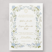 Cape Cod Watercolor Wedding Invitation & Envelope