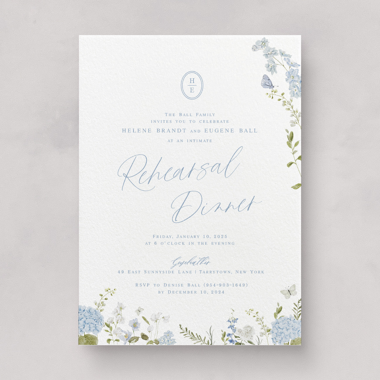 Cape Cod Rehearsal Dinner Card (Large)