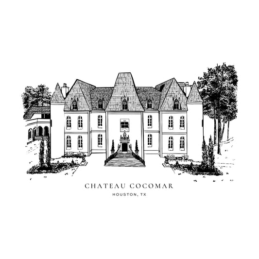 Chateau Cocomar Venue Illustration