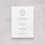 Classic Wedding Menu No. 2