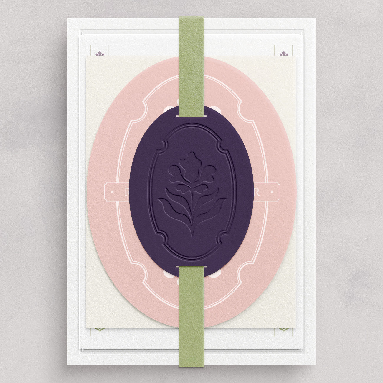 Cotswolds Buckle Belly Band | Personalized Wedding Invitations ...