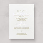 Estate Wedding Information Card