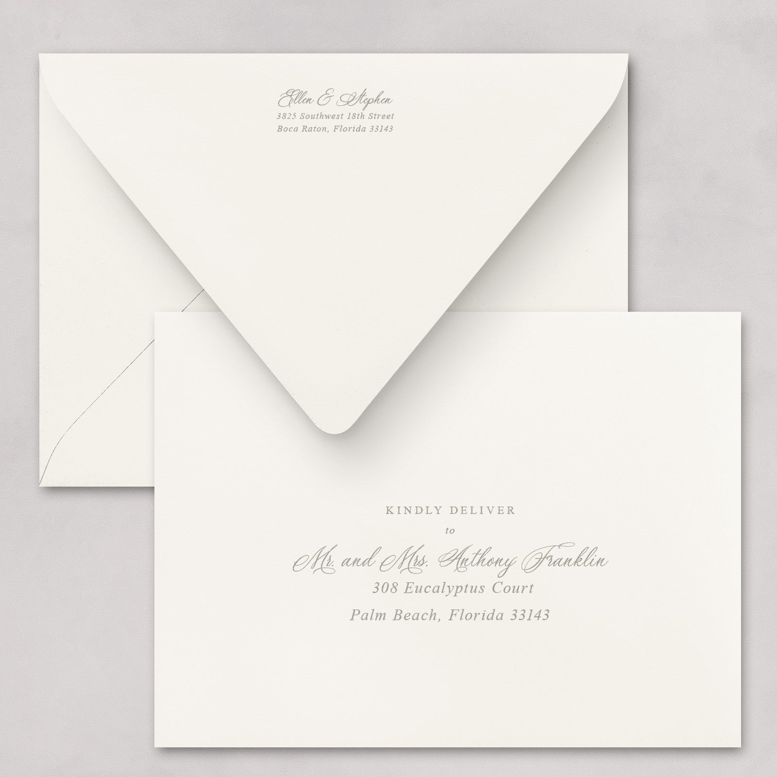 Estate Wedding Invitation & Envelope