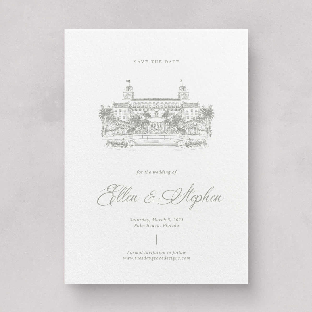 Estate Wedding Save the Dates