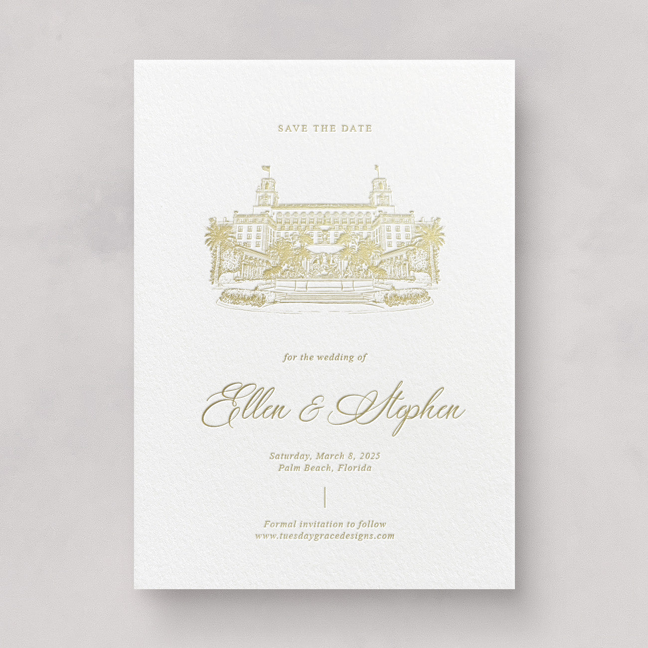 Estate Wedding Save the Dates