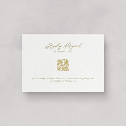 Estate Wedding Website Card