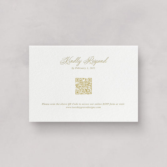 Estate Wedding Website Card