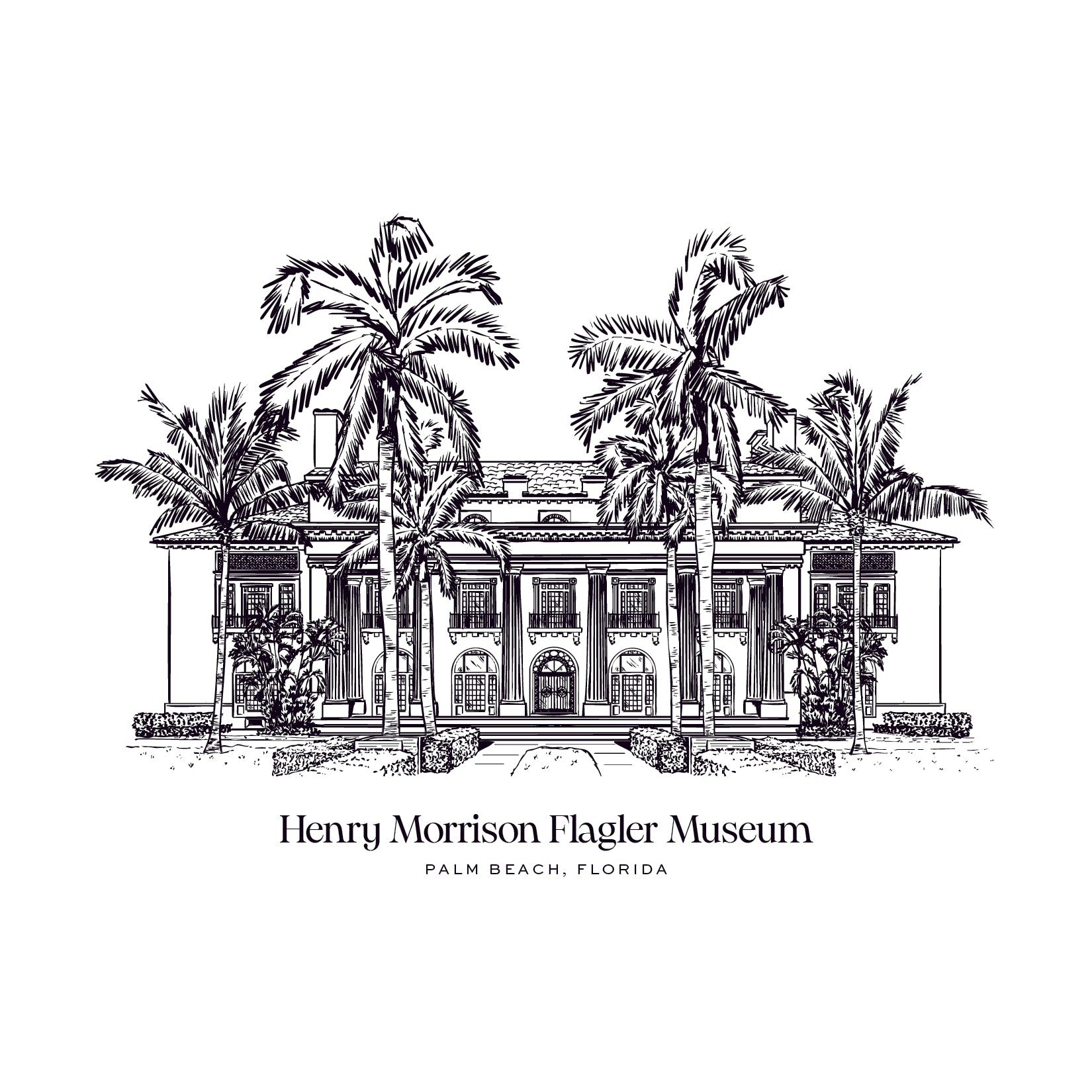 Henry Morrison Flagler Museum Illustration