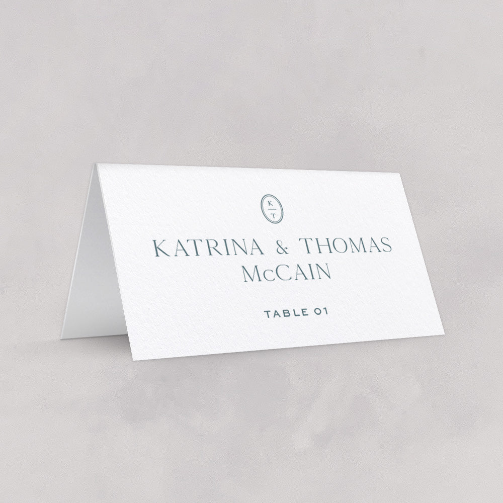 Isla Wedding Escort Cards (Tented)