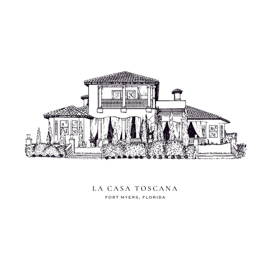 La Casa Toscana Venue Illustration