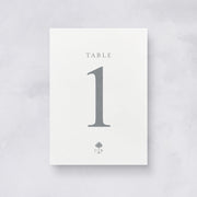 Palm Beach Monogram Wedding Table Numbers