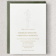 Palm Beach Wedding Invitation & Envelope