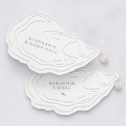 Seaside Oyster Shell Place Cards, Personalized