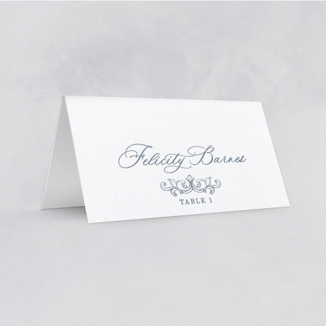 Savannah Place & Escort Cards (Tented)