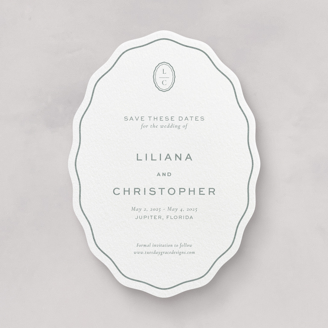 Seaside Wedding Invitation Collection | Gold Foil Stationery - Tuesday ...