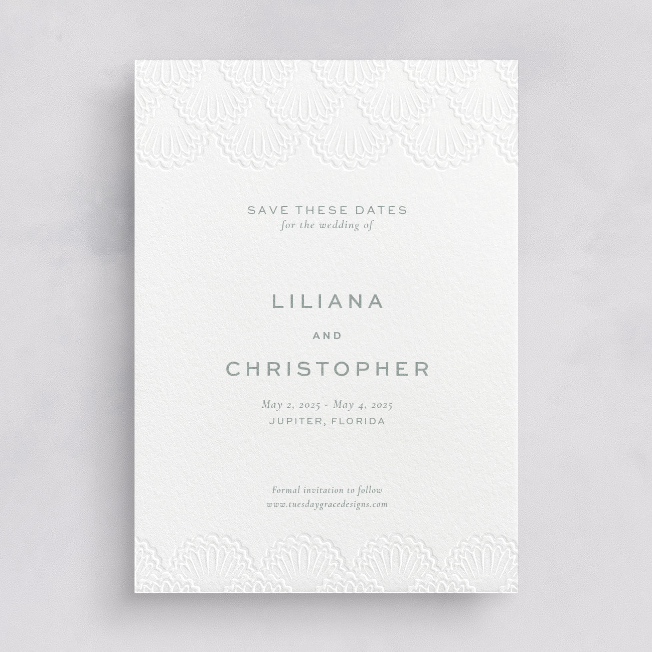 Seaside Wedding Save the Dates