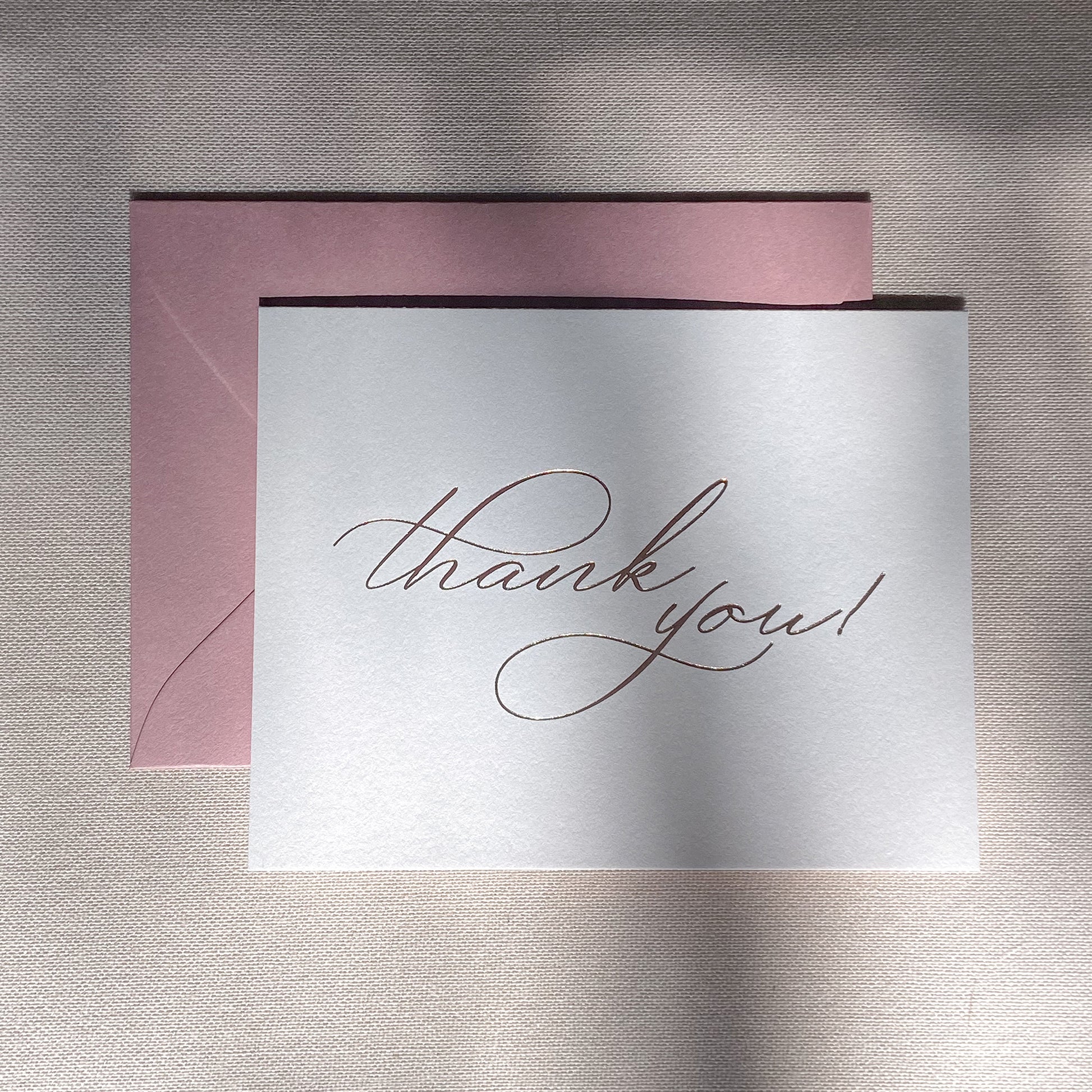 Gold Foil Thank You Cards, Wedding Note Cards, Multi Pack Choice Of Envelope, Anniversary
