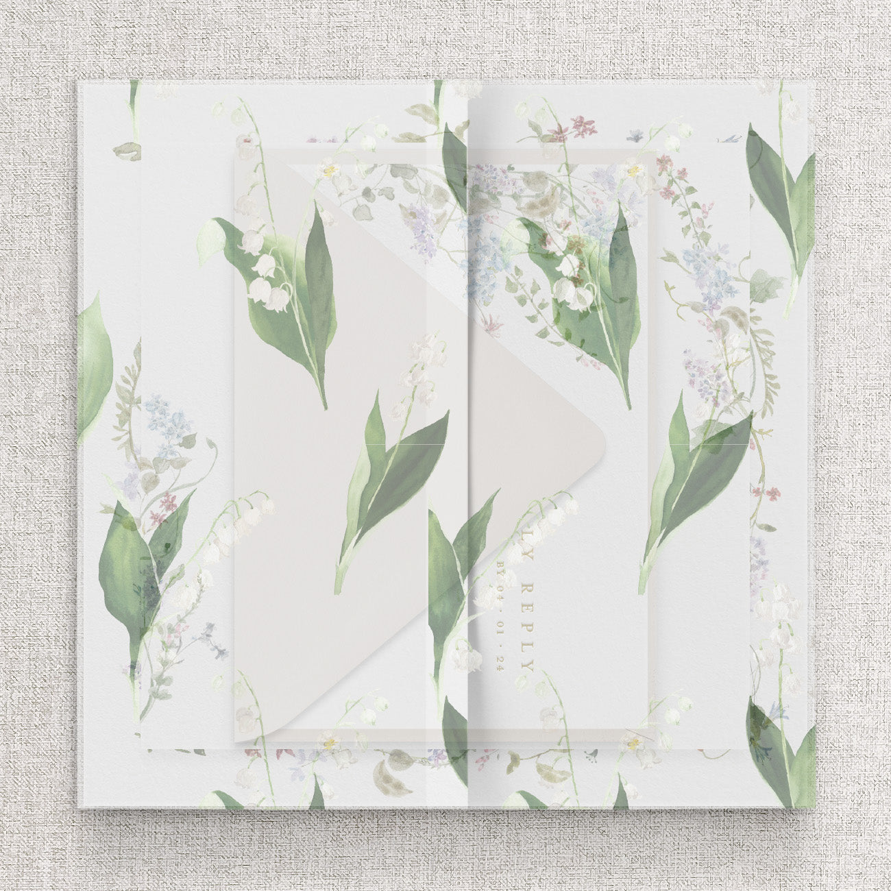 Lily of the Valley Vellum Wrap
