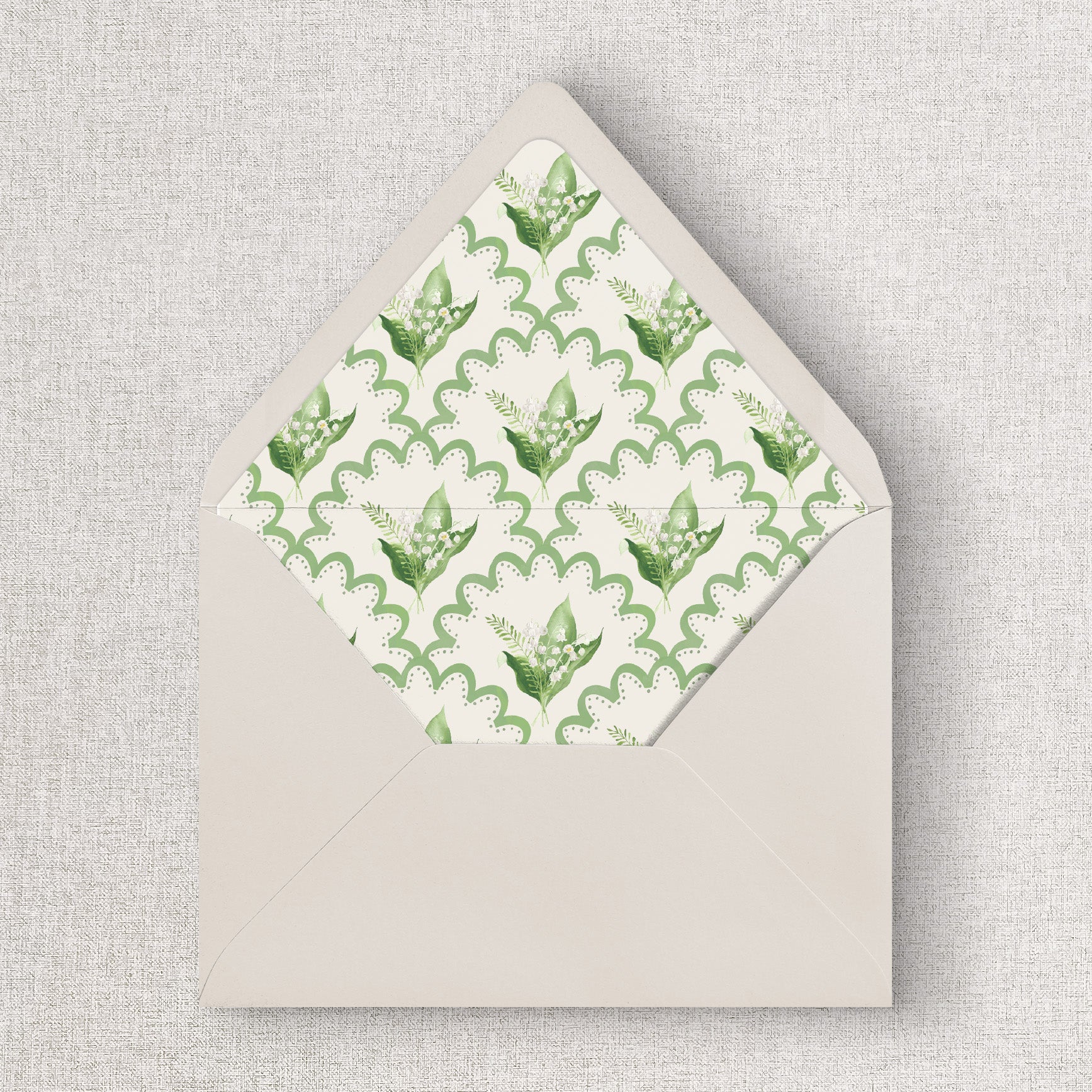 Vintage Muguet Envelope Liners