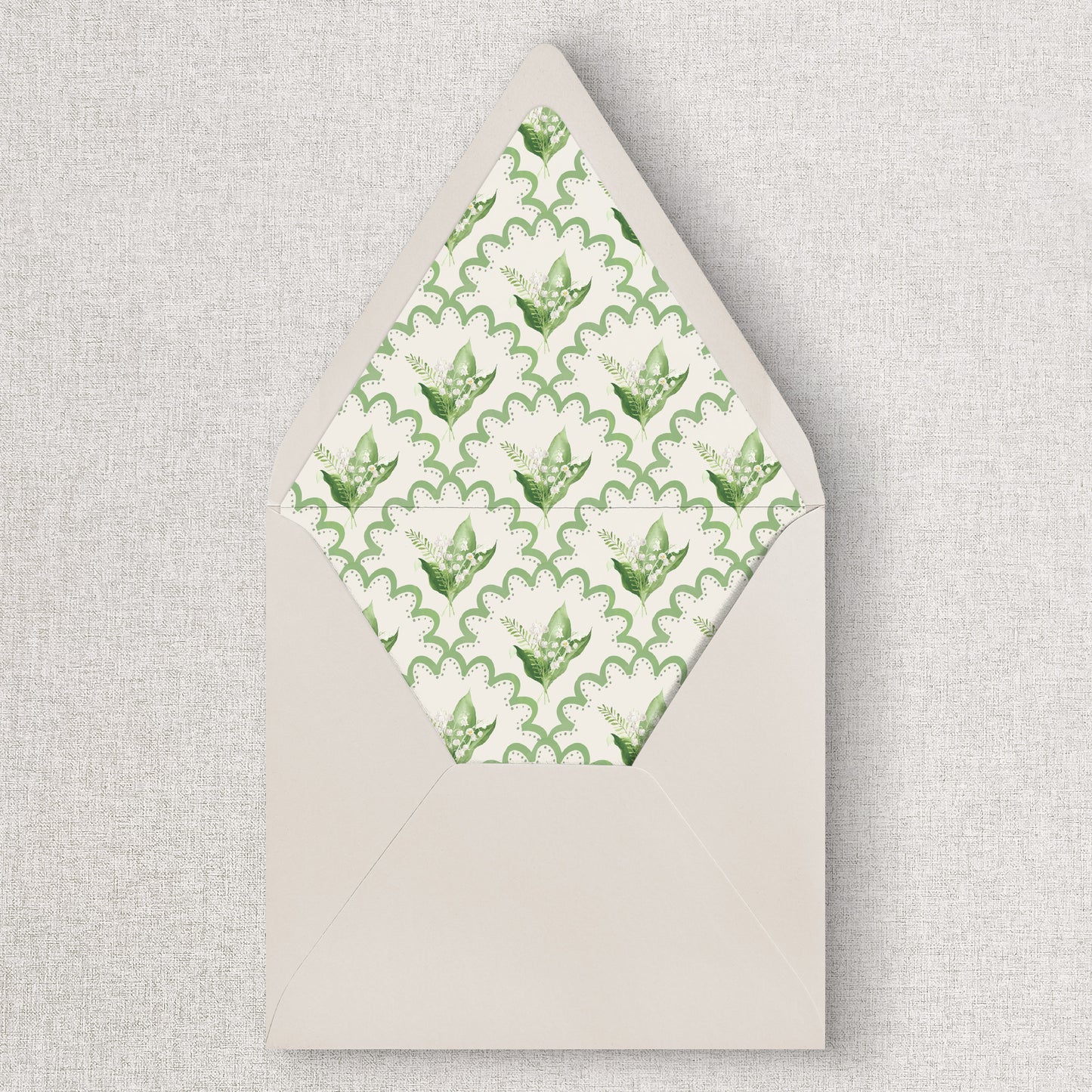 Vintage Muguet Envelope Liners