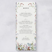 Wild Flora Wedding Menu