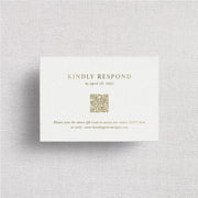 Classic Venue Wedding Website Card