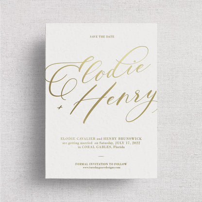 Normandy Wedding Save the Dates