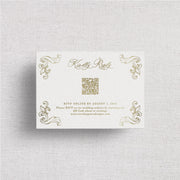 The Savannah Wedding Website Card