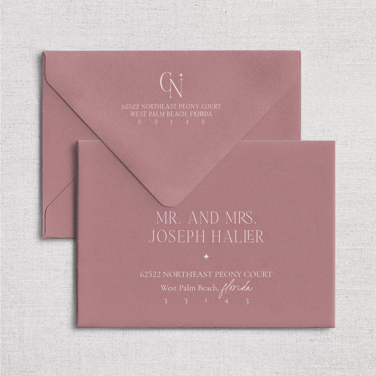 Sedona Wedding Invitation & Envelope