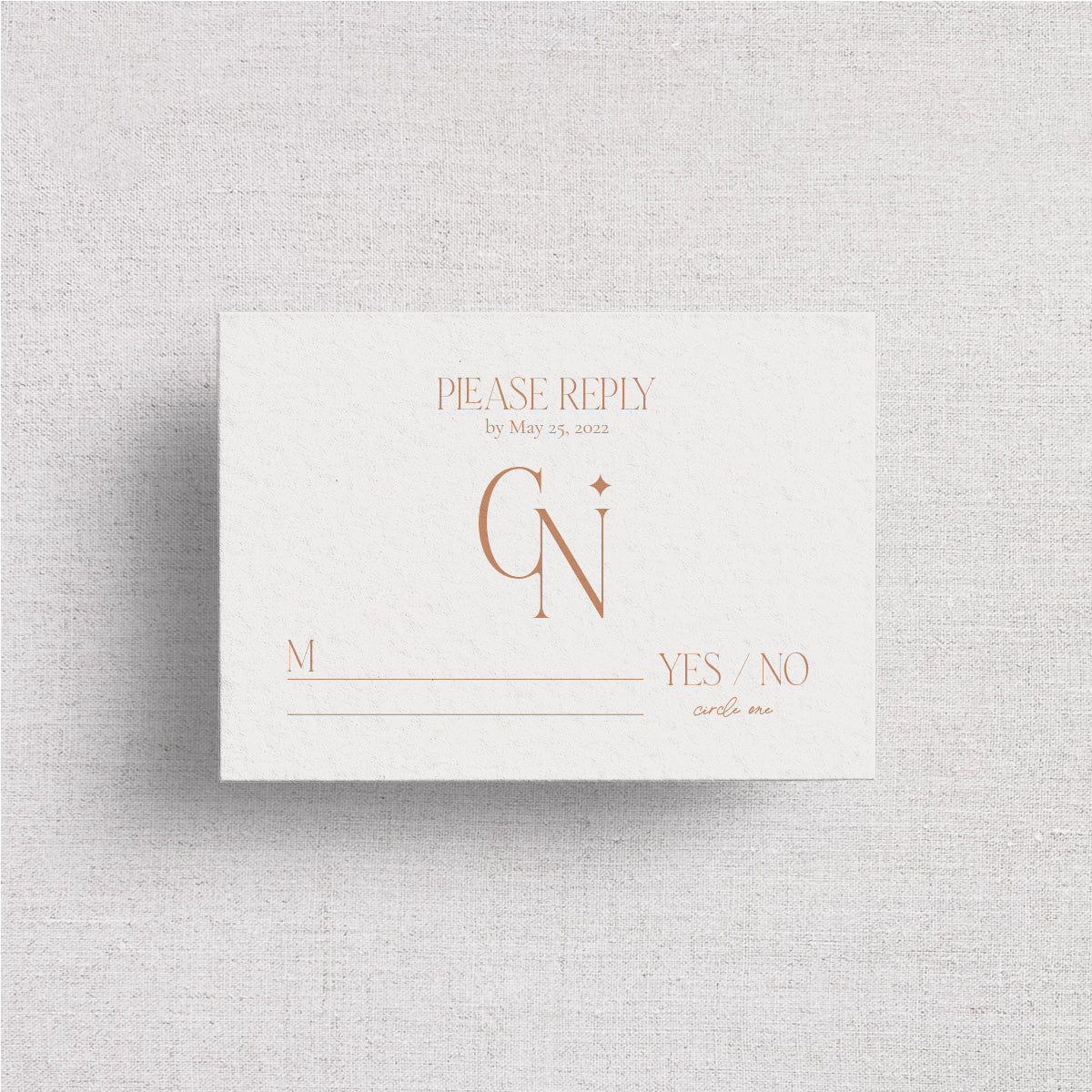 Sedona Wedding Reply Card + Envelope