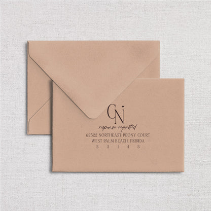 Sedona Wedding Reply Card + Envelope