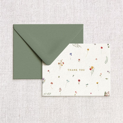Flora Thank You Cards