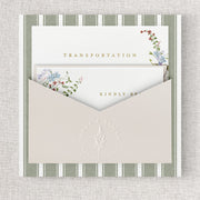 Wild Flora Wedding Invitation Pocket