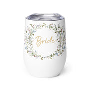 Wild Flora "Bride" Wine Tumbler